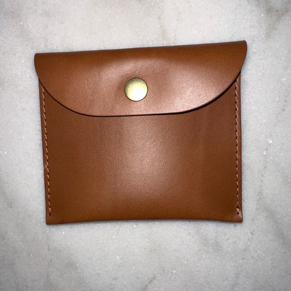Teddi Joelle-Brown Leather Snap Wallet - Picture 6 of 7